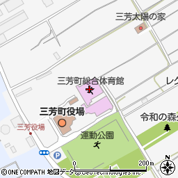 三芳町総合体育館周辺の地図