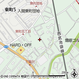 埼玉県入間市下藤沢1152周辺の地図