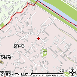 埼玉県朝霞市宮戸3丁目3-60周辺の地図