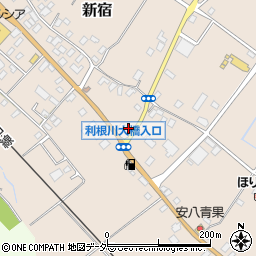 千葉県香取郡東庄町新宿1120-3周辺の地図