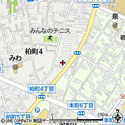 志木郵政宿舎周辺の地図