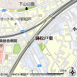 千葉県松戸市新松戸東11-16周辺の地図