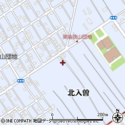 埼玉県狭山市北入曽1490-14周辺の地図