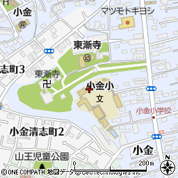 松戸市立小金小学校周辺の地図