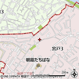 埼玉県朝霞市宮戸3丁目13-22周辺の地図