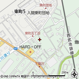 埼玉県入間市下藤沢1148周辺の地図
