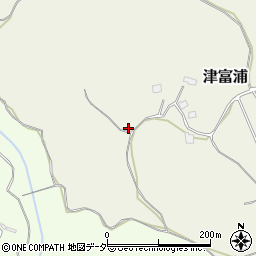 千葉県成田市津富浦1017周辺の地図