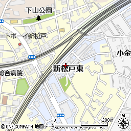 千葉県松戸市新松戸東11周辺の地図