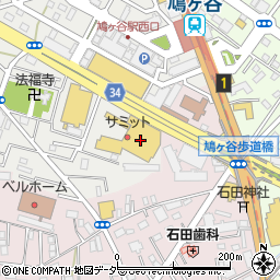 サミットストア鳩ヶ谷駅前店周辺の地図
