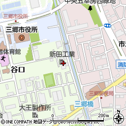 埼玉県三郷市谷口594周辺の地図