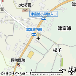 千葉県成田市津富浦1274周辺の地図