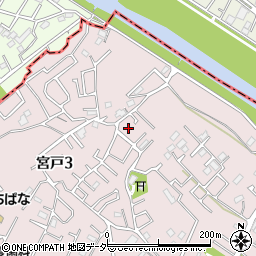埼玉県朝霞市宮戸3丁目20-1周辺の地図