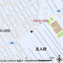 埼玉県狭山市北入曽1490-6周辺の地図