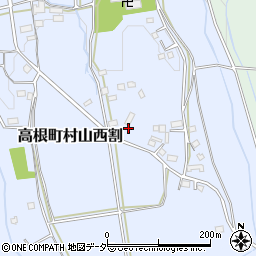 山梨県北杜市高根町村山西割464周辺の地図