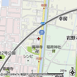 埼玉県三郷市幸房787周辺の地図