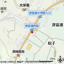 千葉県成田市津富浦1276周辺の地図