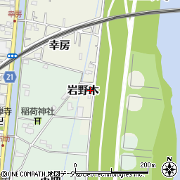 埼玉県三郷市岩野木376周辺の地図