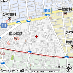 埼玉県川口市芝新町周辺の地図