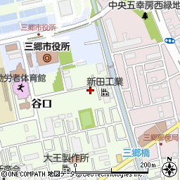 埼玉県三郷市谷口596周辺の地図