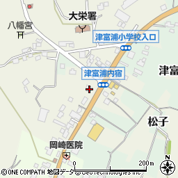 千葉県成田市津富浦1258周辺の地図