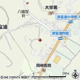 千葉県成田市津富浦1240周辺の地図