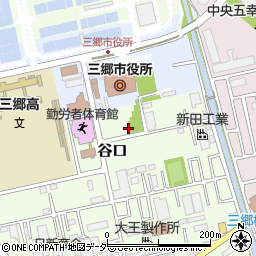埼玉県三郷市谷口580周辺の地図