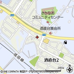 セブンイレブン印旛栄酒直台店周辺の地図