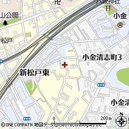 千葉県松戸市新松戸東863-2周辺の地図
