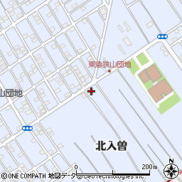 埼玉県狭山市北入曽1490-4周辺の地図