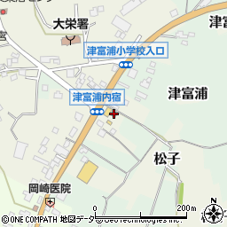 千葉県成田市津富浦322周辺の地図