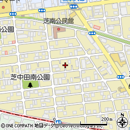 埼玉県川口市芝中田周辺の地図