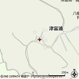 千葉県成田市津富浦1165周辺の地図
