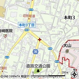 昭和新道周辺の地図