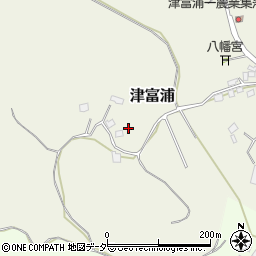 千葉県成田市津富浦1132-3周辺の地図