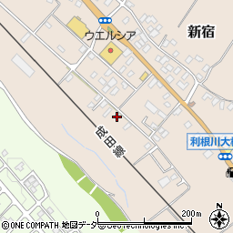 千葉県香取郡東庄町新宿1156周辺の地図