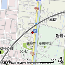 埼玉県三郷市幸房786-1周辺の地図