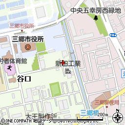 埼玉県三郷市谷口590-4周辺の地図
