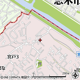 埼玉県朝霞市宮戸3丁目20-20周辺の地図