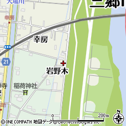 埼玉県三郷市岩野木370周辺の地図