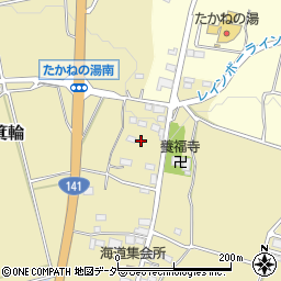 山梨県北杜市高根町箕輪878周辺の地図