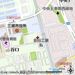 埼玉県三郷市谷口590-3周辺の地図