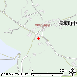 山梨県北杜市長坂町中島182周辺の地図