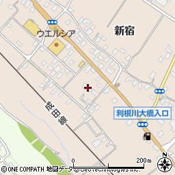 千葉県香取郡東庄町新宿1166周辺の地図