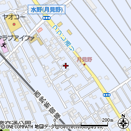 埼玉県狭山市水野455周辺の地図