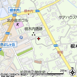 千葉県松戸市根木内279-7周辺の地図