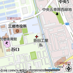 埼玉県三郷市谷口590周辺の地図