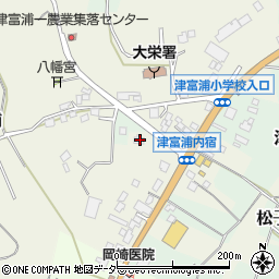 千葉県成田市津富浦1236周辺の地図