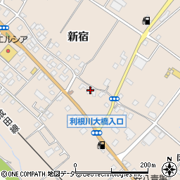 千葉県香取郡東庄町新宿1123周辺の地図
