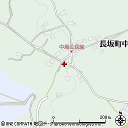 山梨県北杜市長坂町中島183周辺の地図