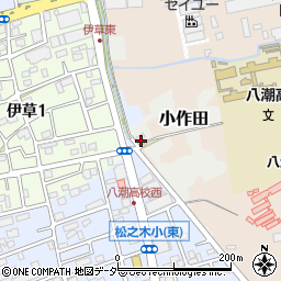 埼玉県八潮市松之木周辺の地図